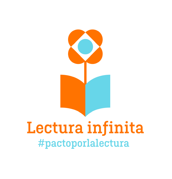 Logotipo de Lectura infinita con el subtítulo #pactoporlalectura