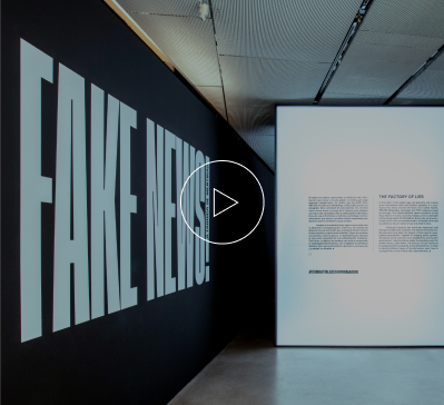 Fotografía de la exposición 'Fake News'