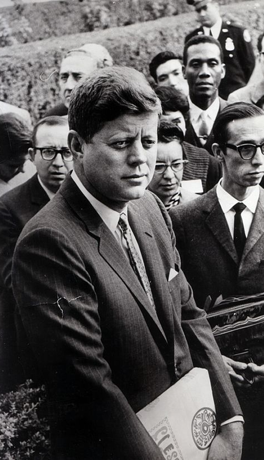 Fotografía del presidente Kennedy.