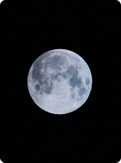 Fotografía de la Luna