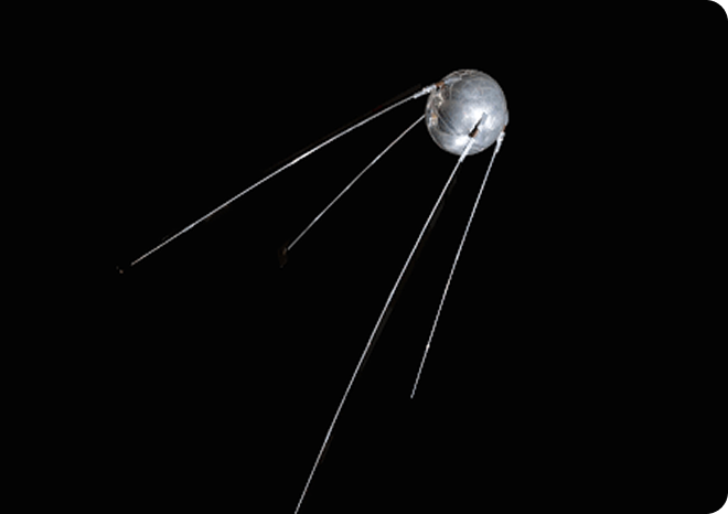 Fotografía de un satélite